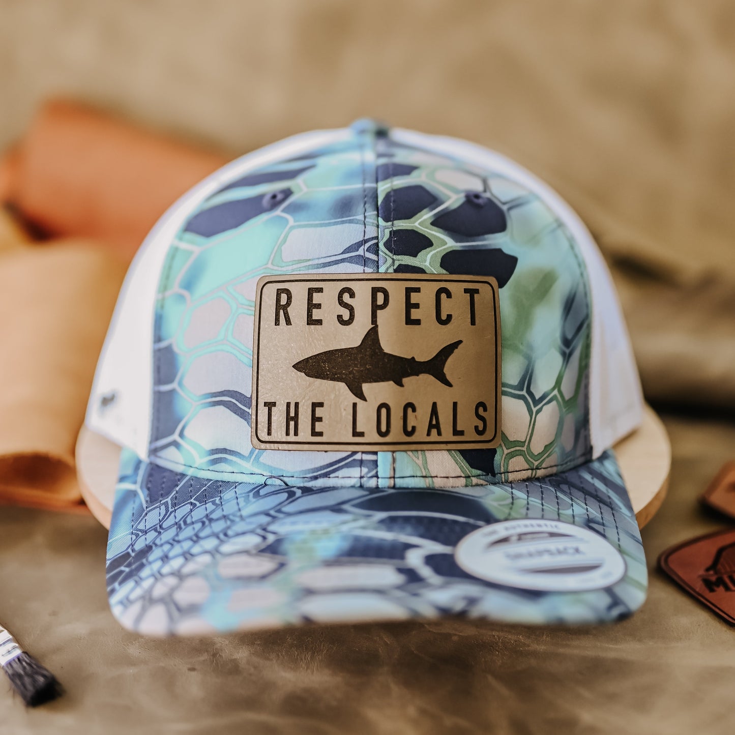 Respect the Locals Leather Patch Hat