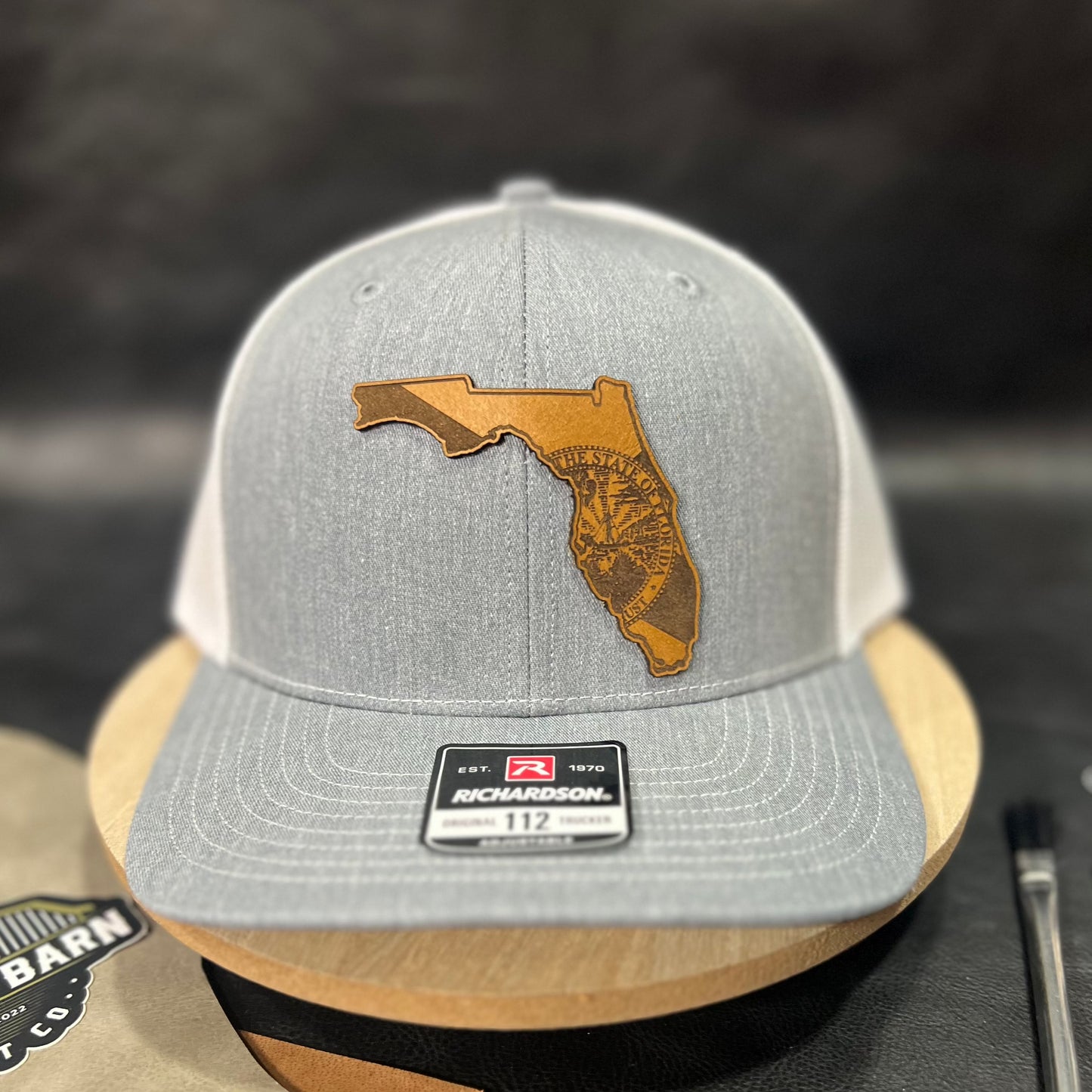 State of FL Leather Patch Hat