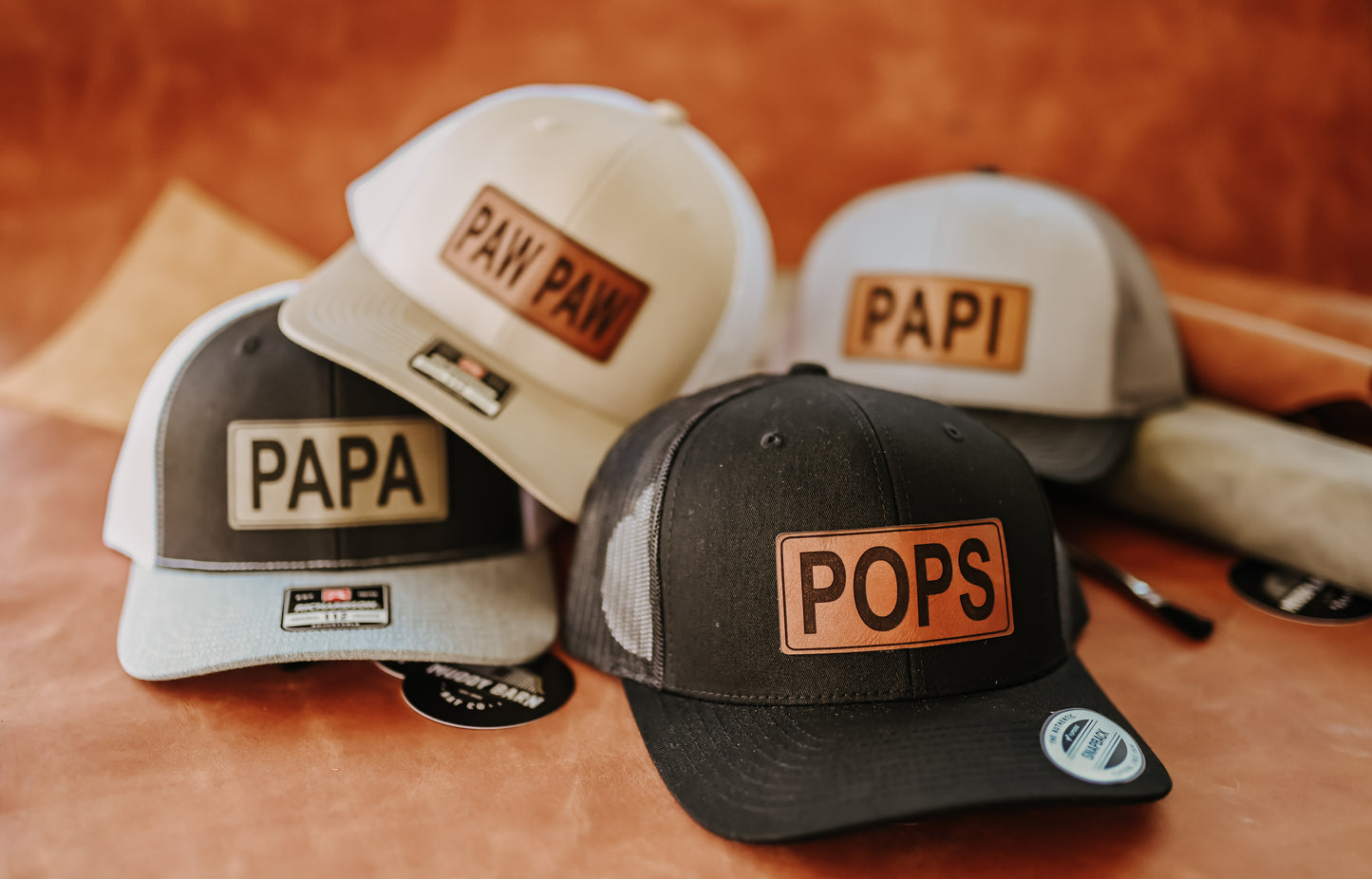 Grandpa Variety Leather Patch Hat